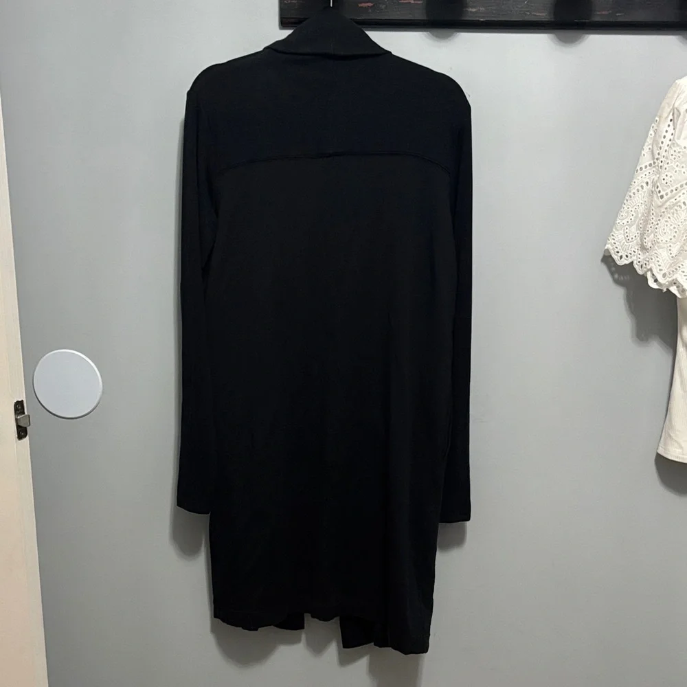 Athleta open long cardigan women’s medium black - Picture 7 of 7